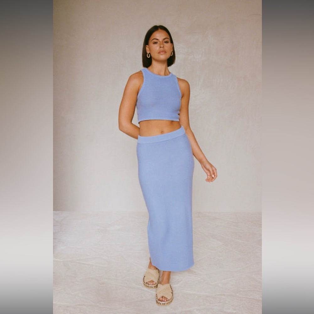 Sabo Knit Heather Set - Maxi Skirt